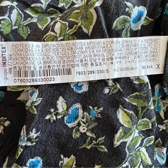 Zara Floral Print Midi Dress floral Multicolor 26044 - Picture 10 of 11